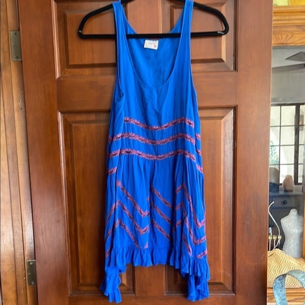 Free People Intimately  voile trapeze dress tunic boho festival